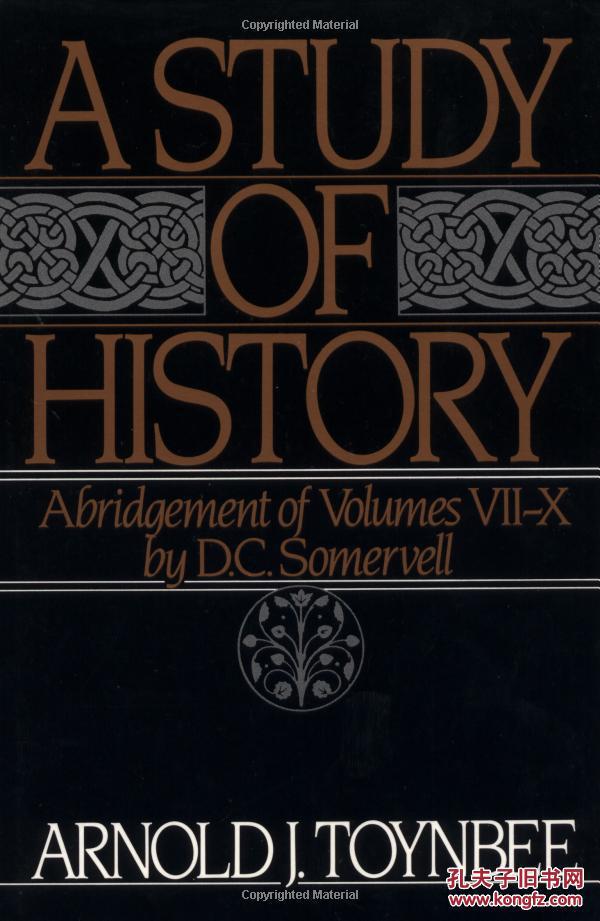a study of history: volume ii: abridgement of volumes vii-x