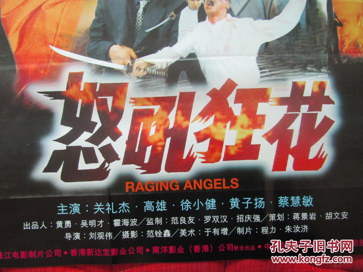 二开电影海报怒吼狂花