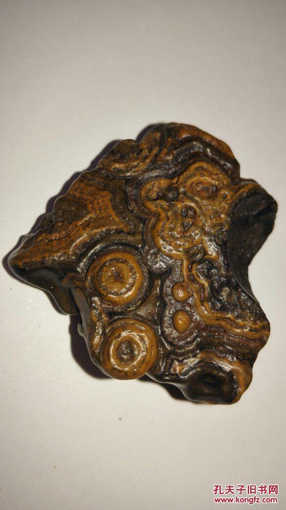 一块地道天珠原石内蒙古阿拉善九页岩天眼石 拍品编号:28581913