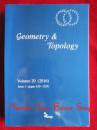 Geometry & Topology【Volume 20, Issue 2, 2016】几何与拓扑（2016年 第20卷 第2期 英语原版学术期刊）