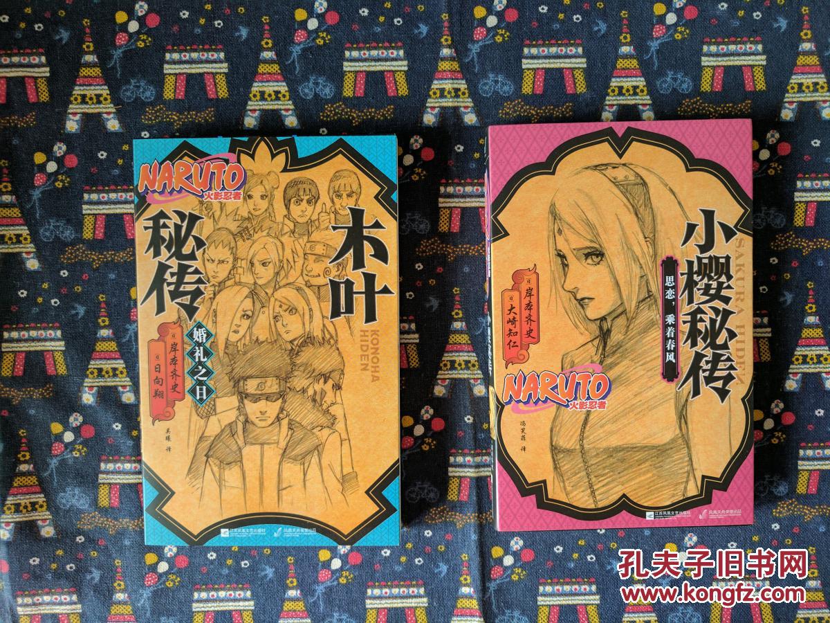 火影忍者官方小说:鹿丸秘传 小樱秘传 木叶秘传 我爱罗秘传 晓秘传