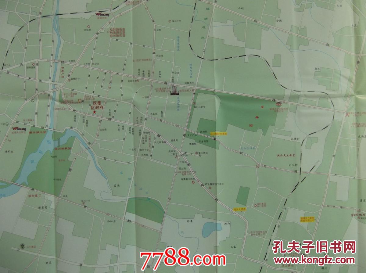 淄川区口头镇地图图片