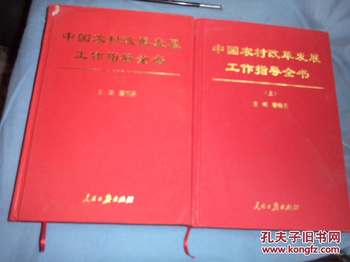 中国农村改革发展工作指导全书（上下）16开精装