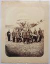 清代末宁郡卫安勇炮兵队老照片约1870年珍贵原版蛋白老照片历史影像珍品