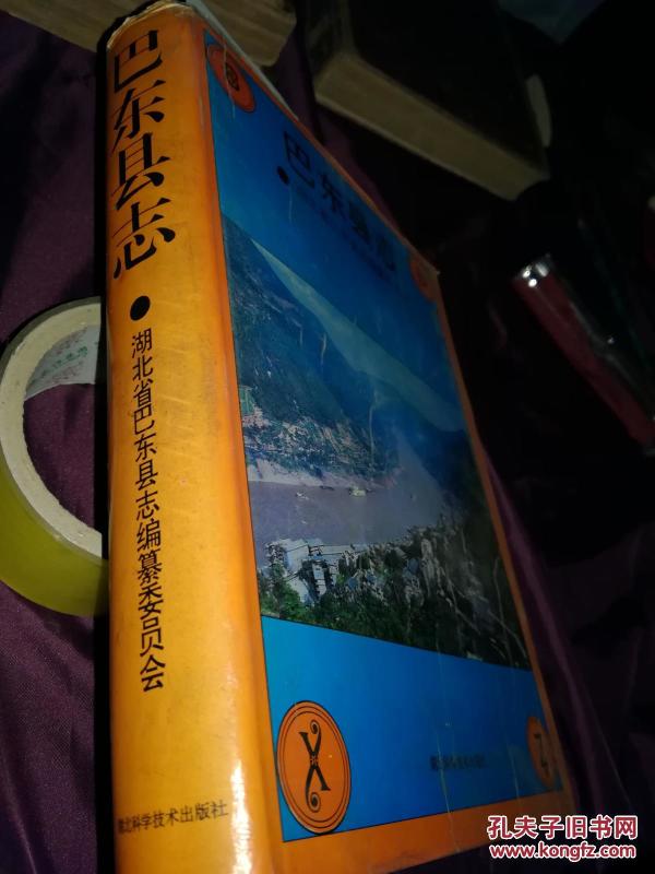 巴东县志   湖北 科技出版社 1993年1版1印3500册