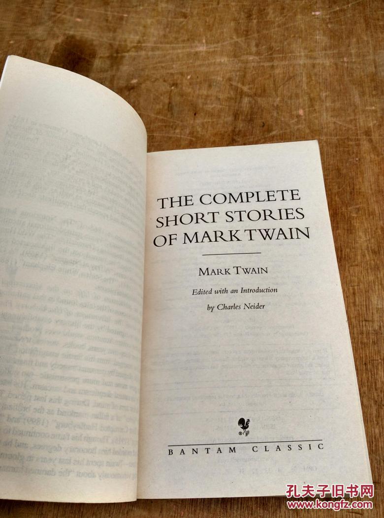 英文原版thecompleteshortstoriesofmarktwain平装马克吐温短篇小说集