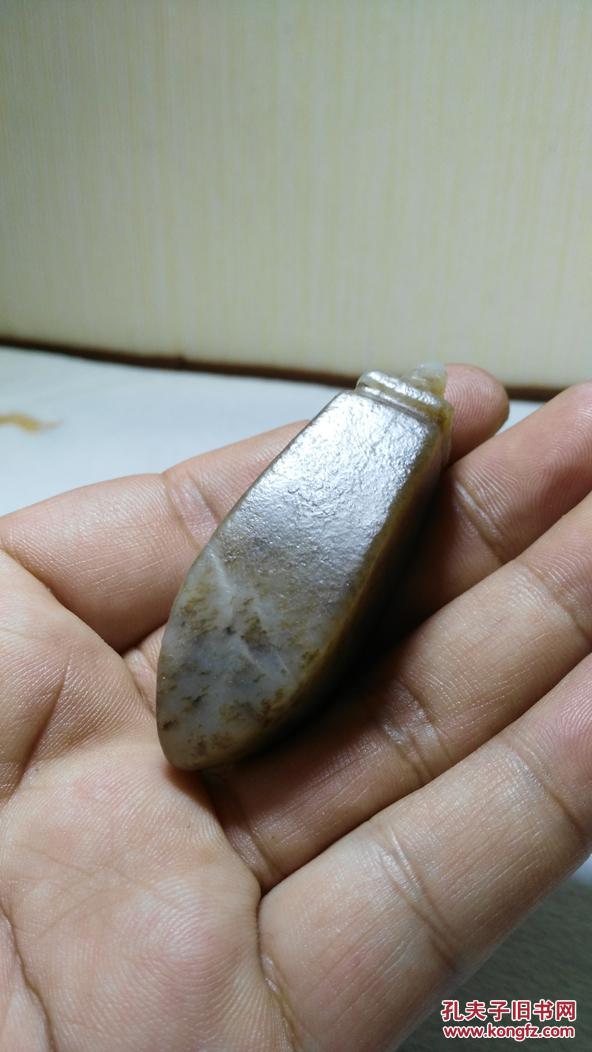 下乡收的老货旧物换钱和田玉秤砣