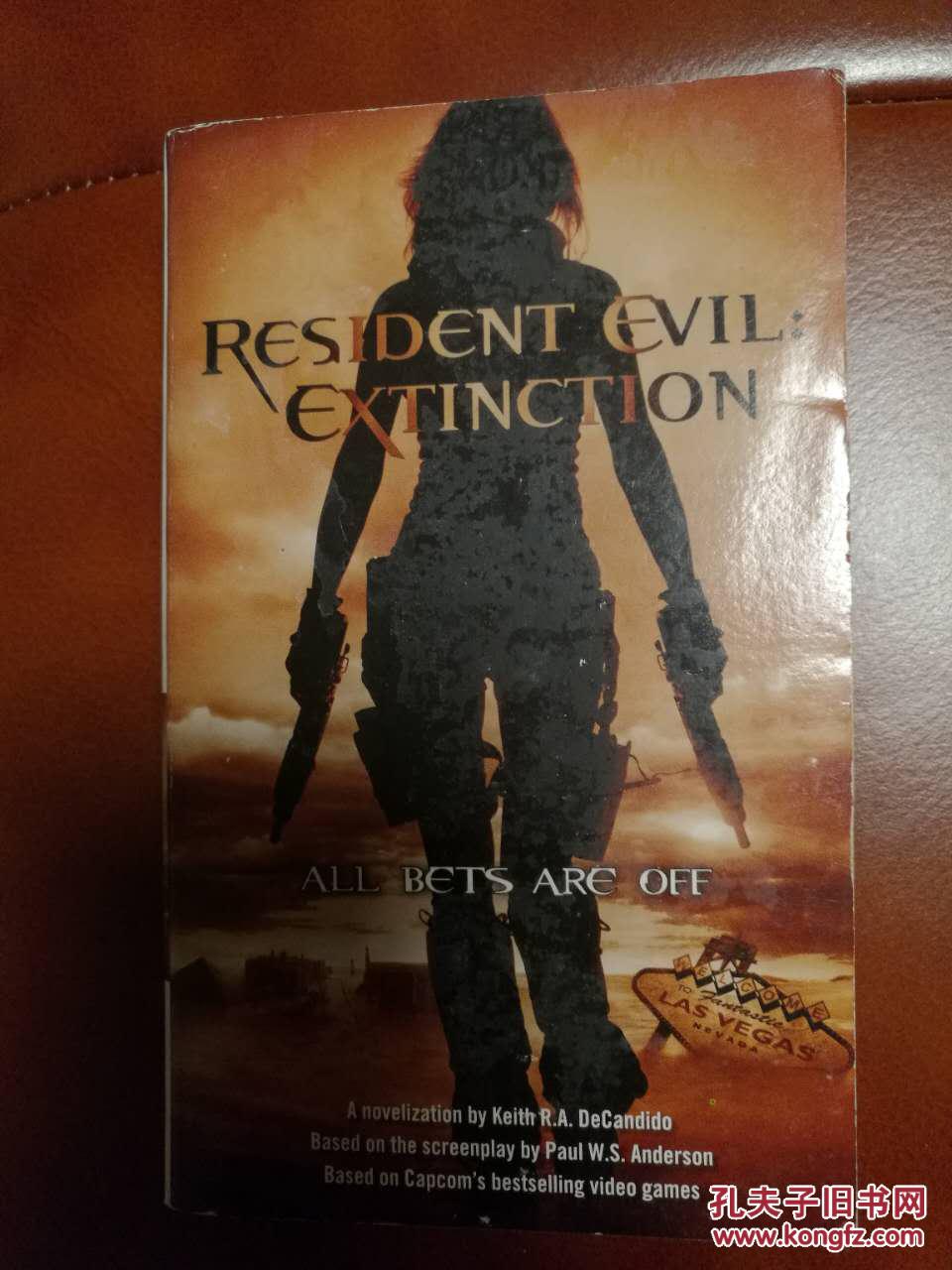 美版 生化危机 官方小说 extinction