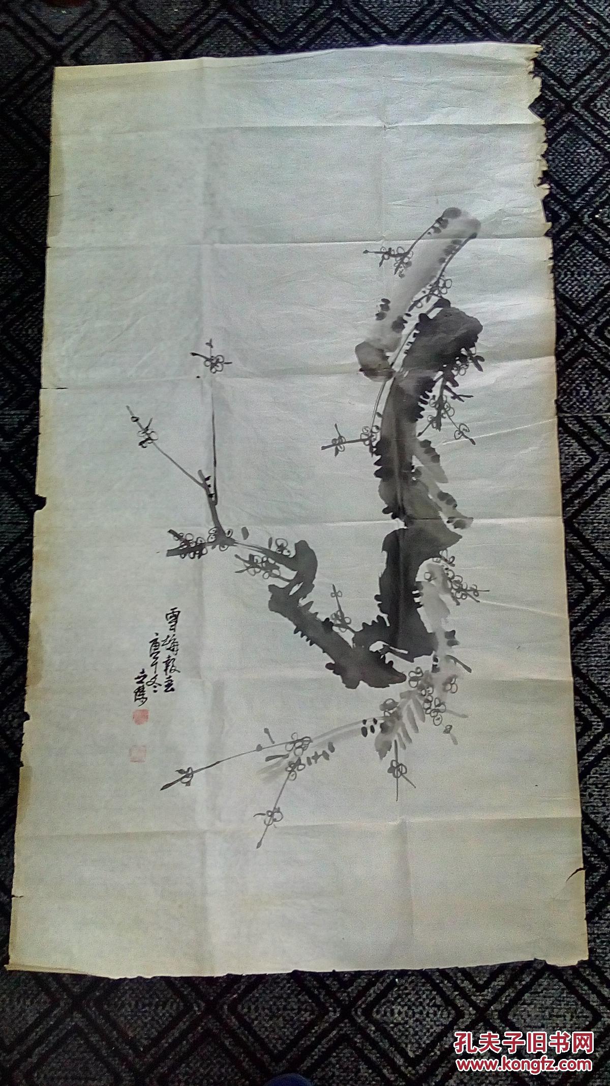 国画:雪梅报春——刘世杰画