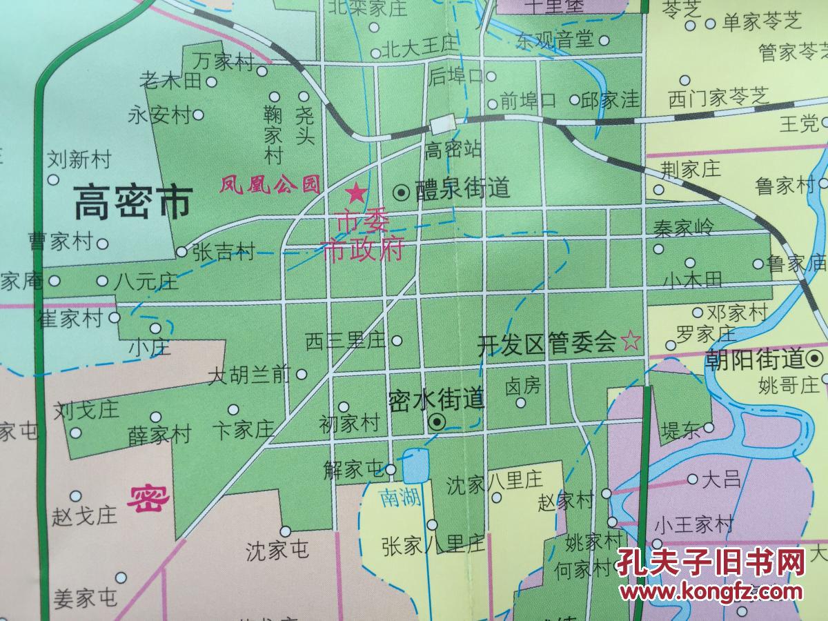 高密地图2011年高密市地图潍坊高密地图潍坊地图