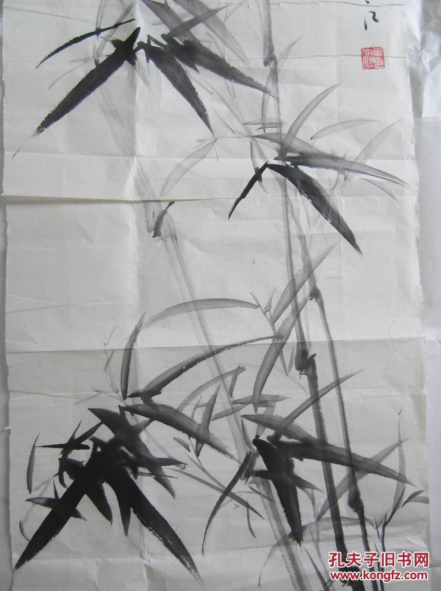 画竹名家王立江作品《竹》