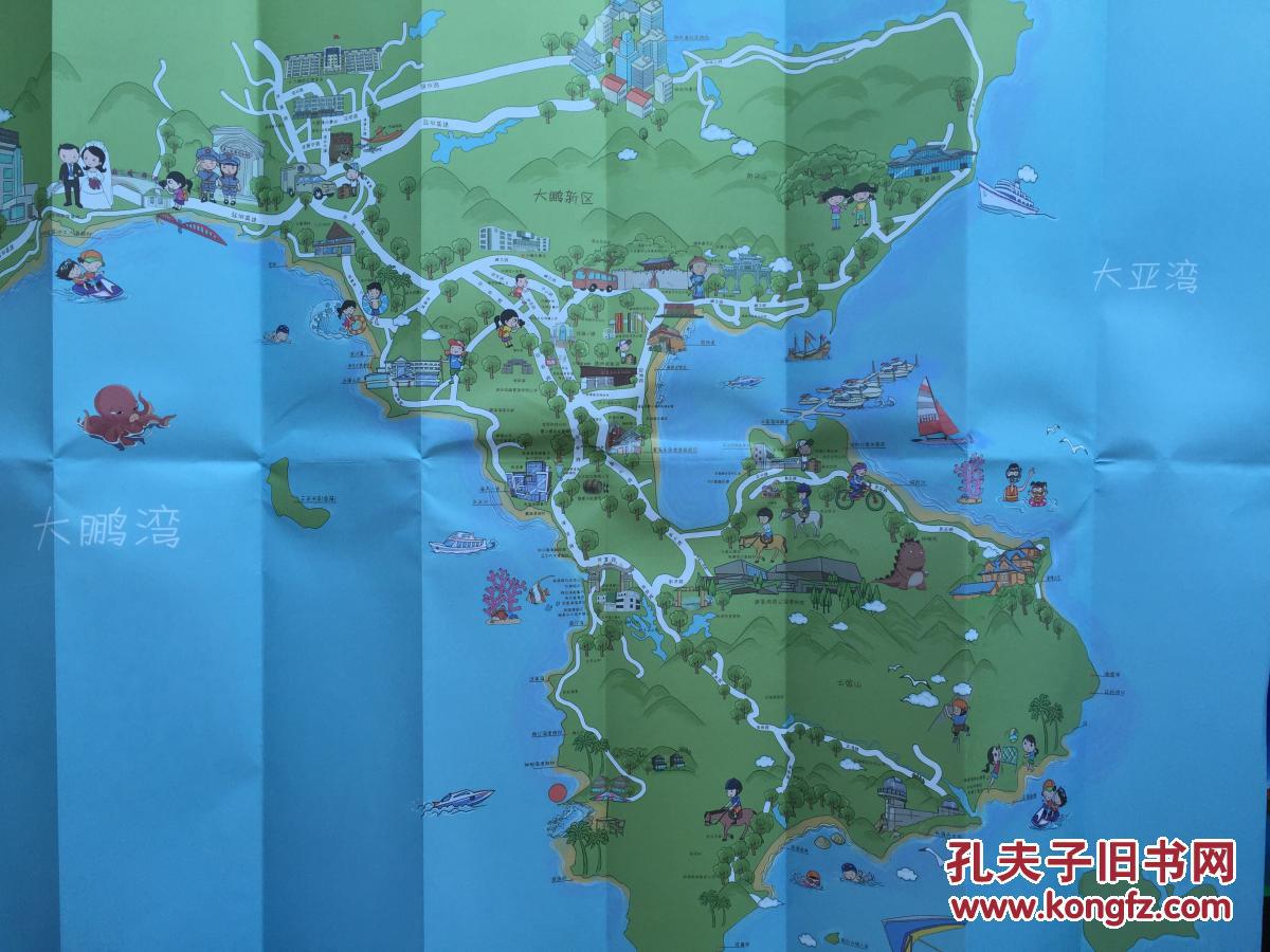 深圳大鹏湾地图图片