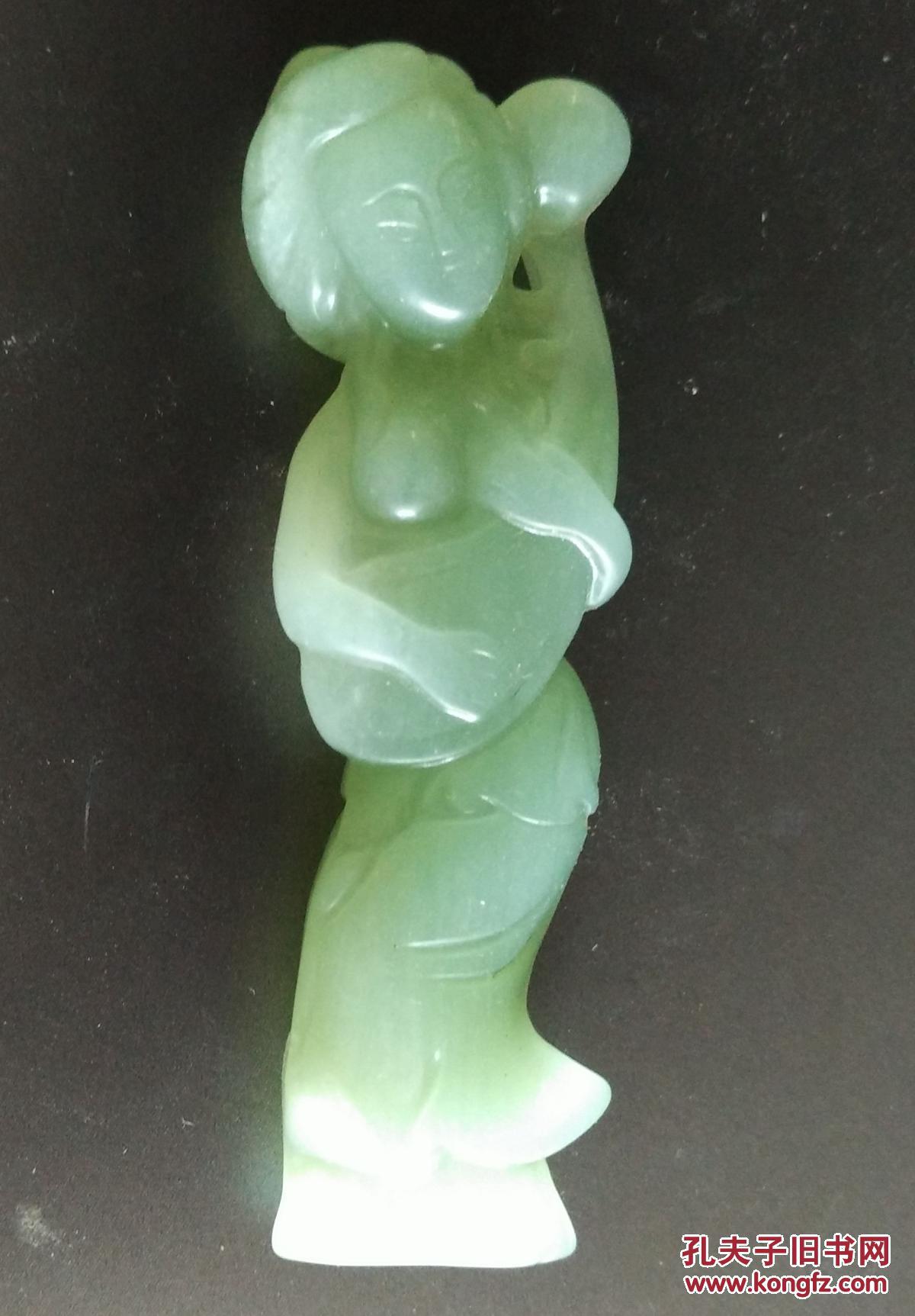 岫玉美女抱琵琶