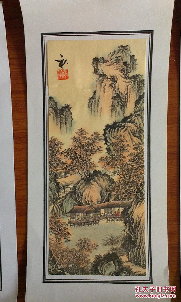 田雨 春夏秋冬 四屏