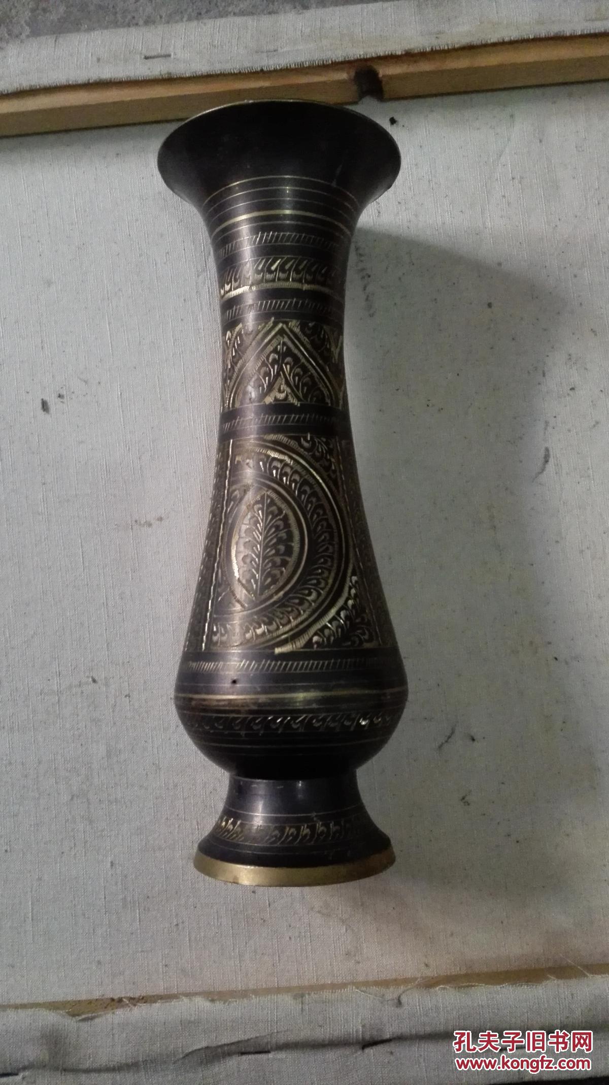 铜花瓶 尺寸14*8