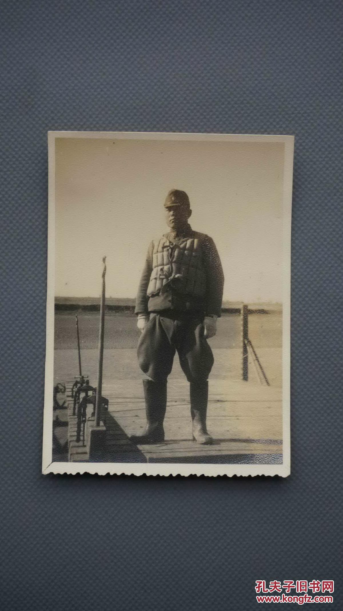 民国三十一年(1942)壬午前后于辽宁沈阳所摄侵华日军中队长"荒卷久男"