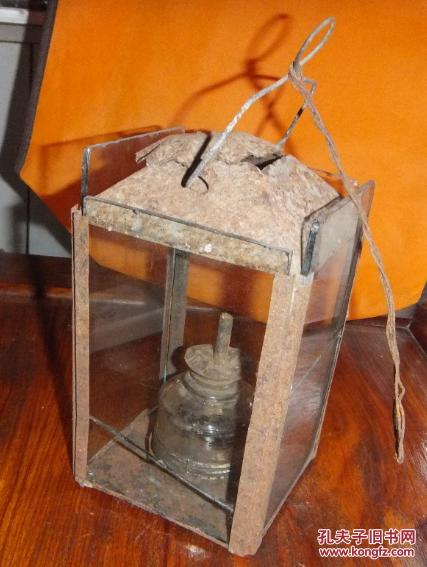建国后自制创意煤油灯,气死风灯