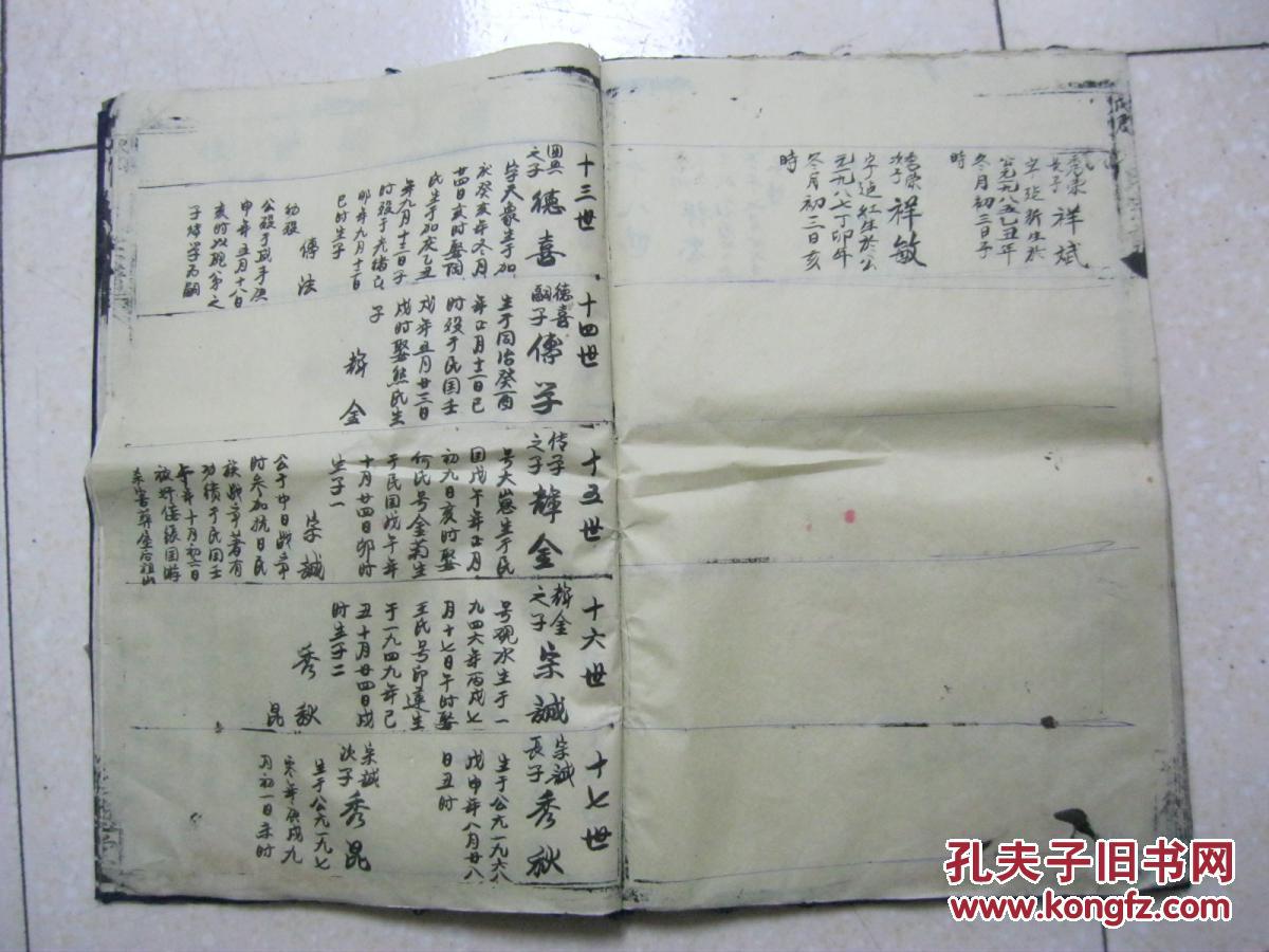 姚氏族志(姚氏族谱,世德堂.