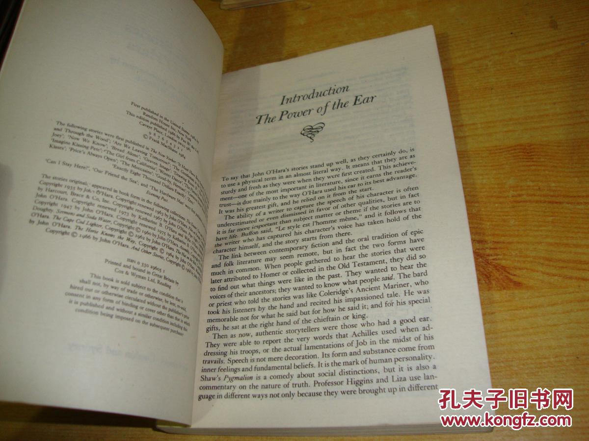 johnohara约翰奥哈拉短篇小说集英文版