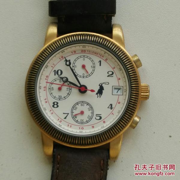 marlboro表万宝路男款电子表带日历腕表秒表实物拍摄收藏珍藏