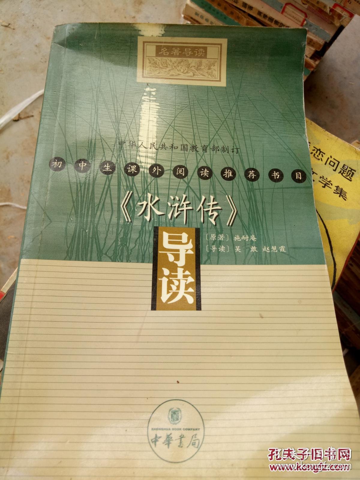 初中生课外阅读推荐书目:《水浒传》导读