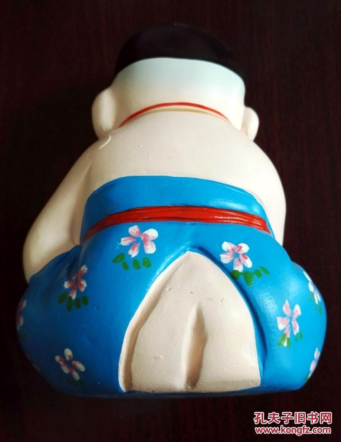 90年代初期天津手工泥娃娃一件,有吉祥意义.