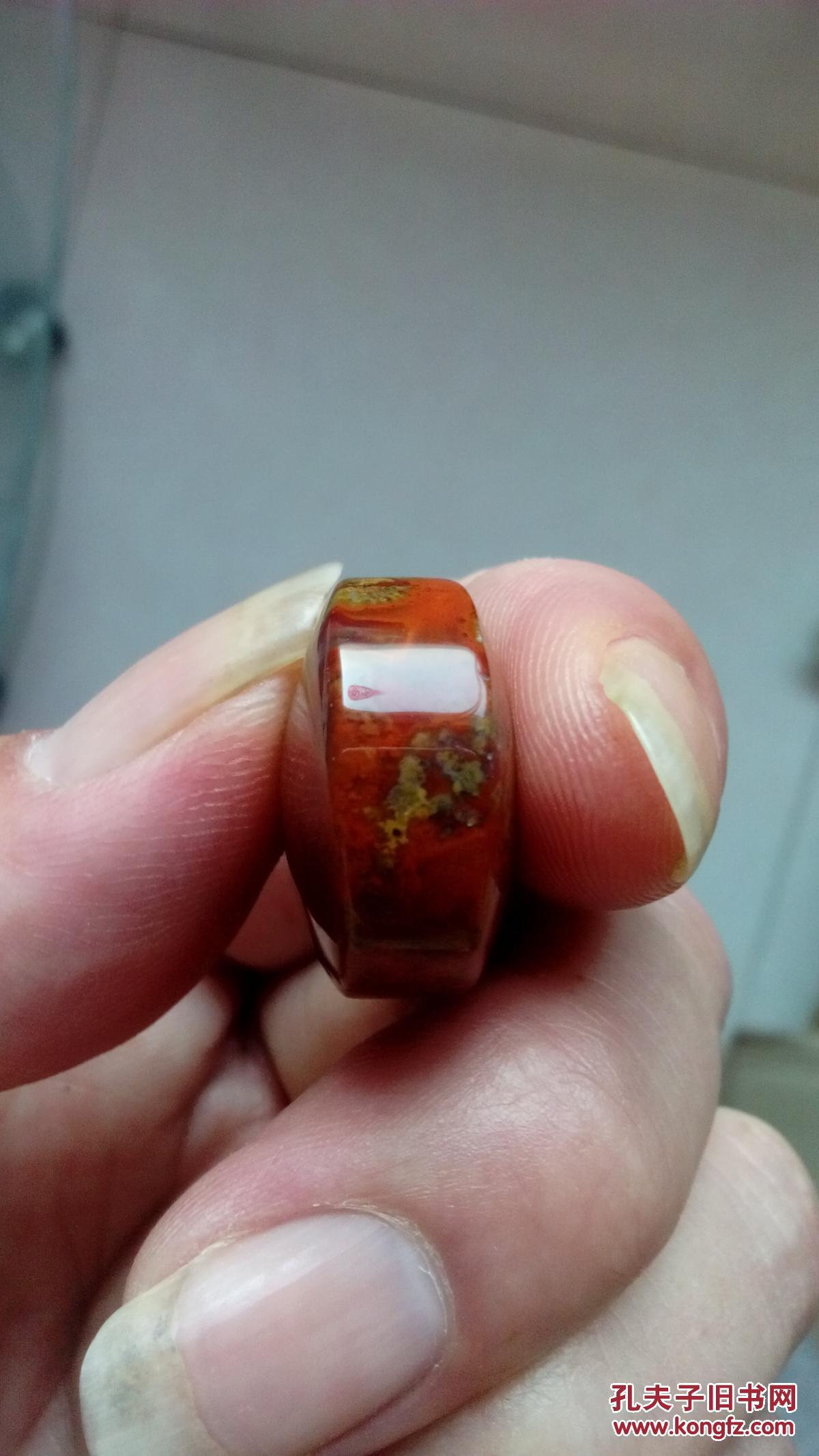 宣化战国红玛瑙吊坠c