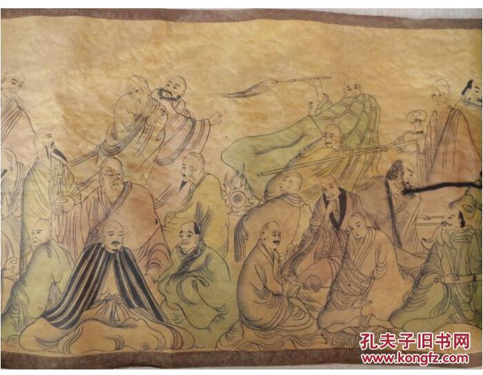 国画 长卷画 手卷画 百佛图 拍品编号:28752460