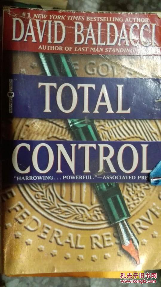 全方位掌握 Total Control 英文原版飞机失事题材刑侦小说 Bt 孔夫子旧书网