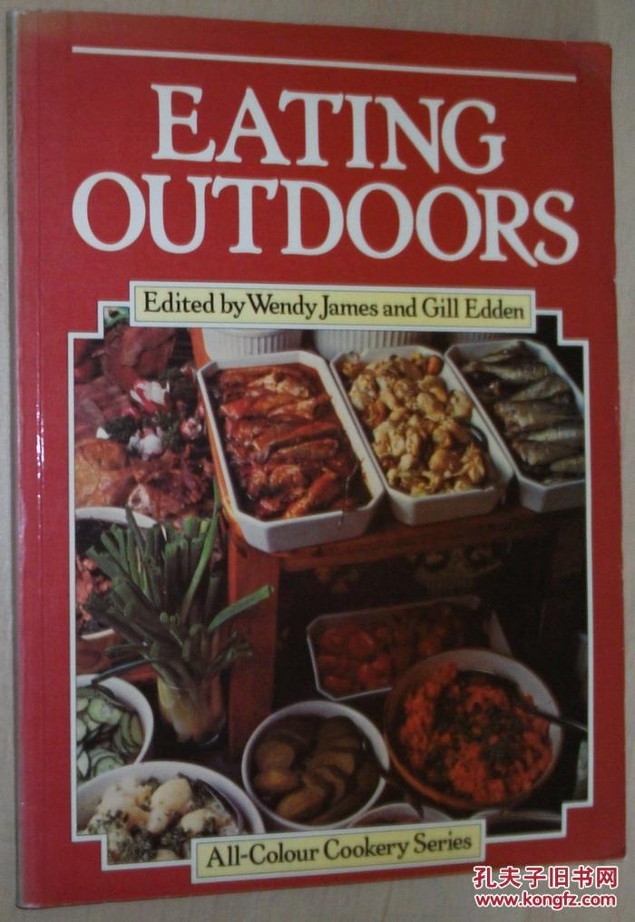 英文原版书 eating outdoors by wendy james 西餐户外美食餐饮食谱
