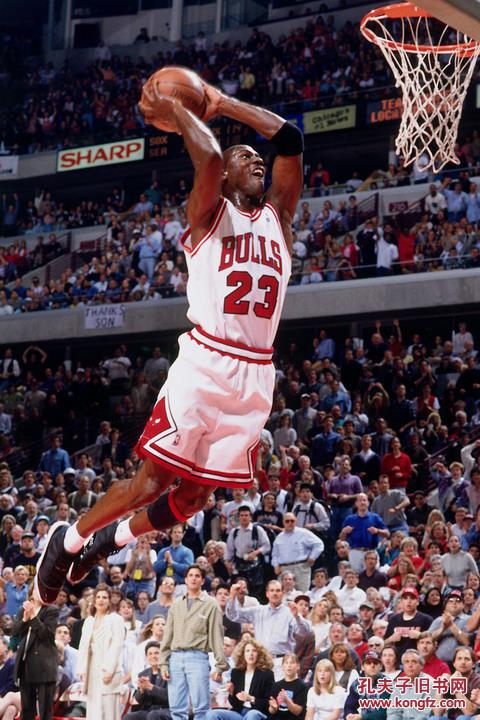 乔丹生涯经典扣篮篮球明信片套装十张