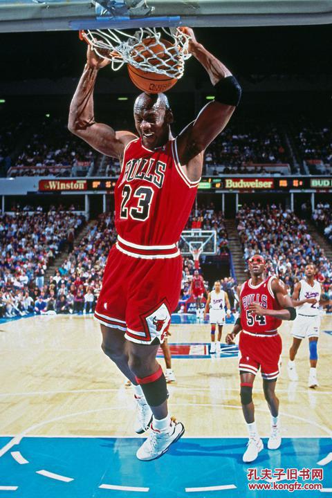 乔丹生涯经典扣篮篮球明信片套装十张