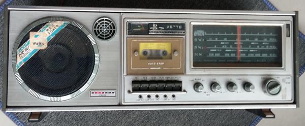 上海美多牌ct6620半导体管盒式磁带录音收音两用机录音机能够正常运转