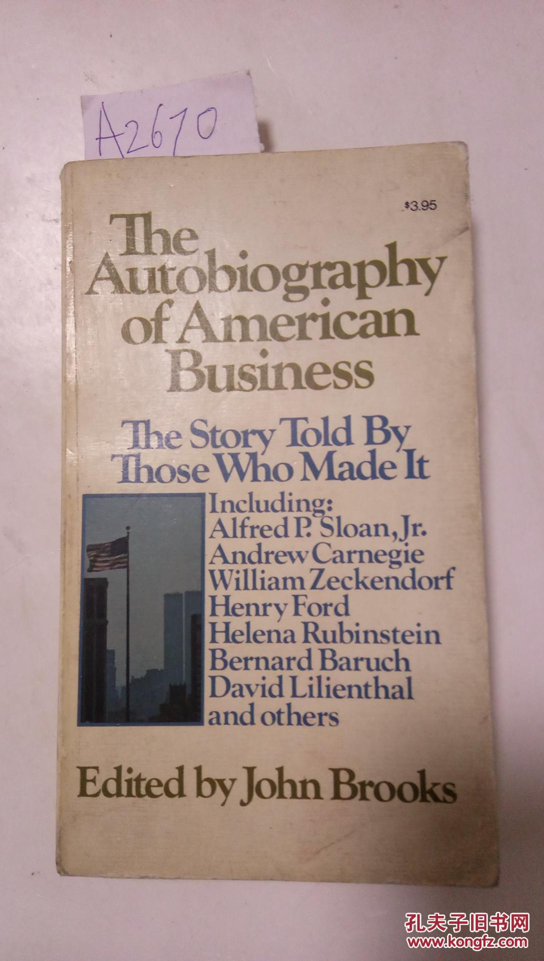 英文原版:the autobiography of american business美国商业自传 a