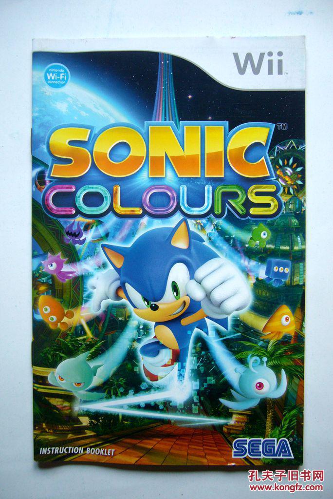 游戏光盘soniccolours索尼克缤纷色彩1cd