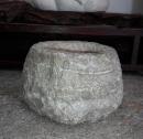 清代菖蒲石盆，口径13厘米，高10厘米，无裂。
