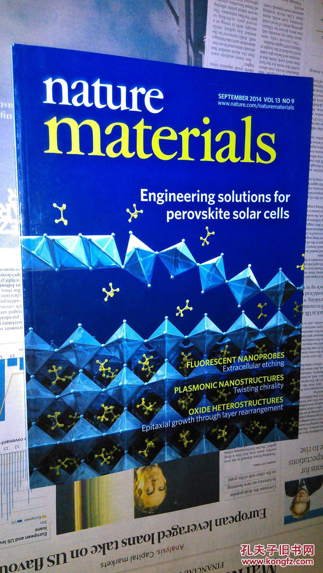nature materials 2014/09 英文自然材料学术杂志期刊学习资料_孔夫子
