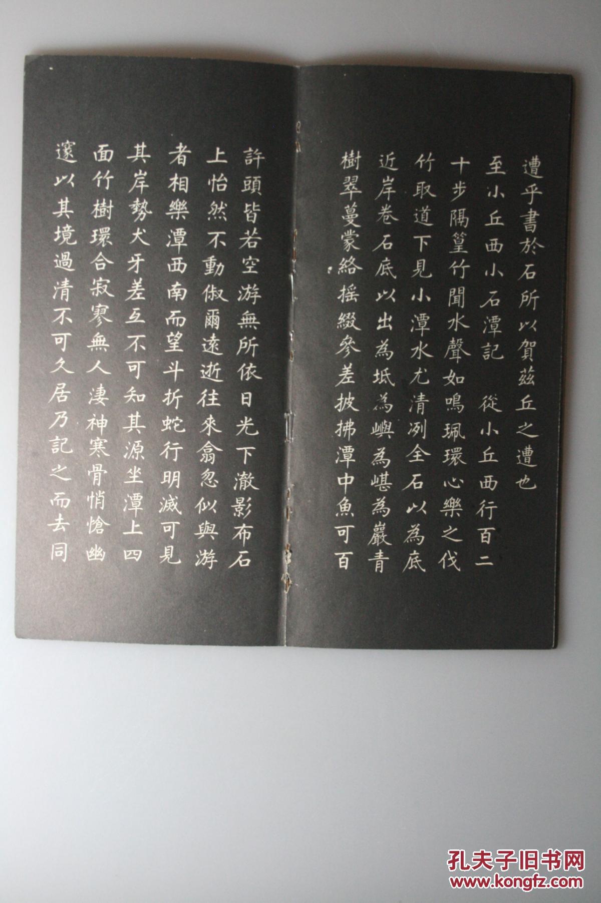 姜东舒小楷永州八记