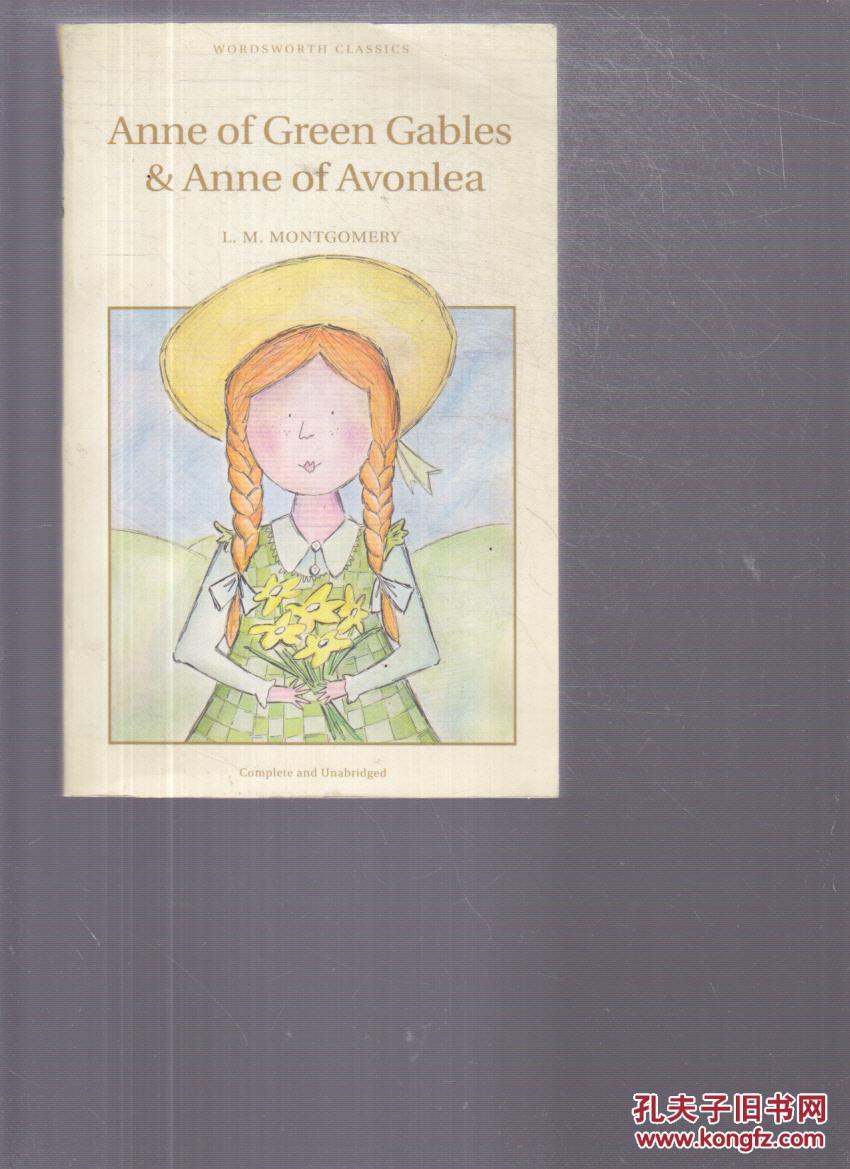 anne of green cables 绿山墙的安妮 英文原版