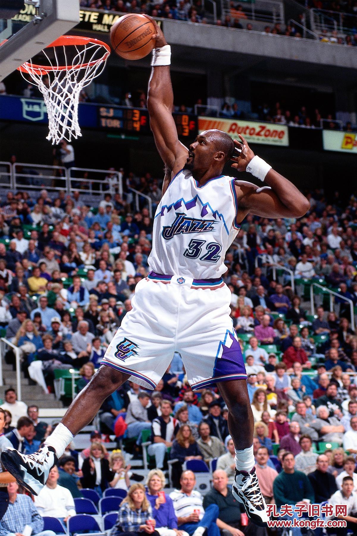 nba史上最伟大前锋卡尔马龙生涯经典明信片套装(十张)