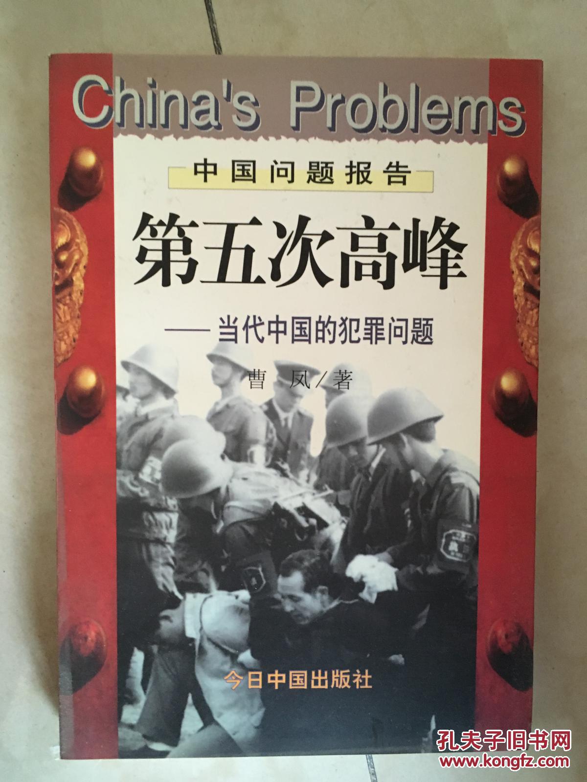 第五次高峰——当代中国的犯罪问题 中国问题报告