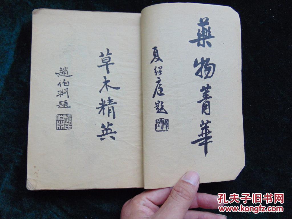 本草药性-国药字典(多批注)-1939年(缺封面封底)