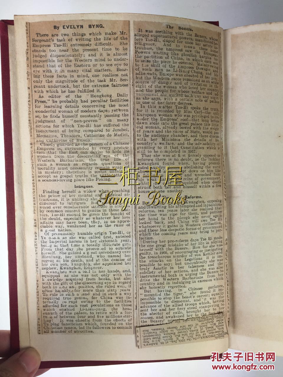 金口毛边/16幅插图/慈禧/慈禧太后/ great empress dowager of