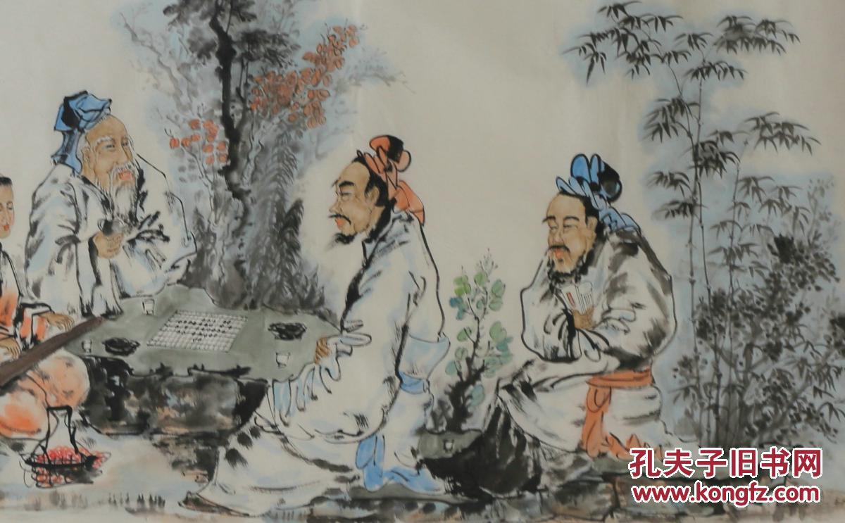 国家二级美术师盘定高四尺整纸茶道