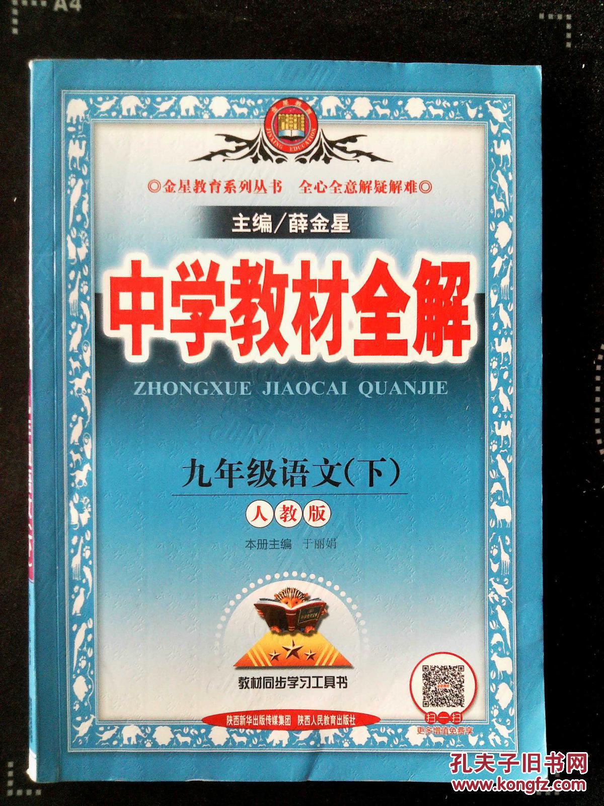 中学教材全解 九年级语文下人教版.