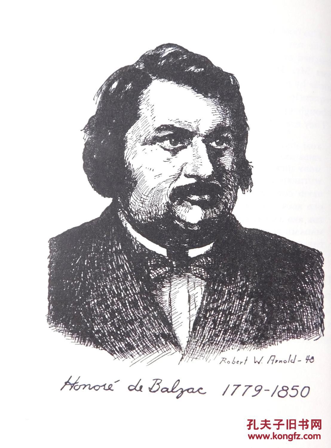 巴尔扎克著《高老头》 rafaello busoni 的插图,1949年出版,精装24开
