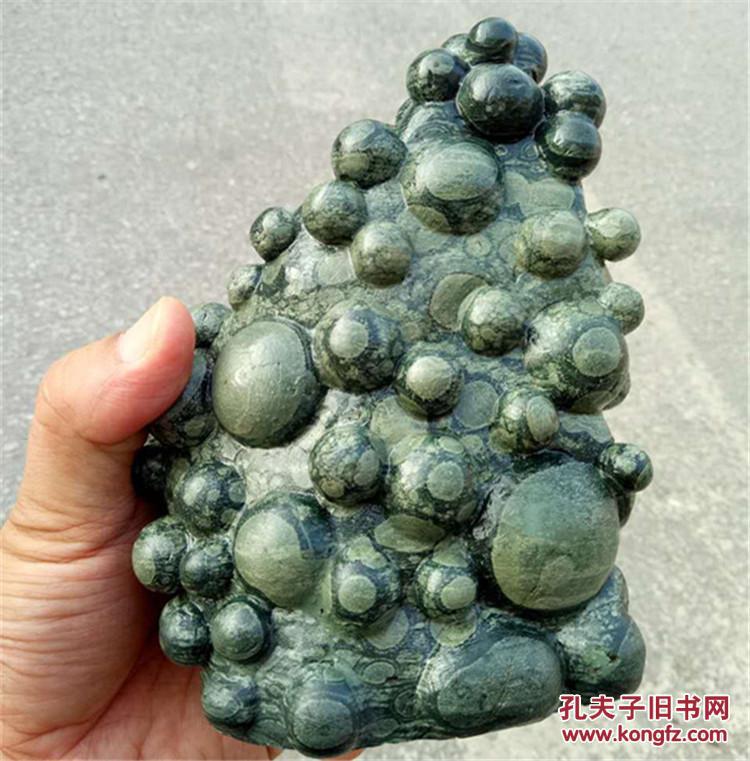 天然奇石金钱石又名富贵石摆件