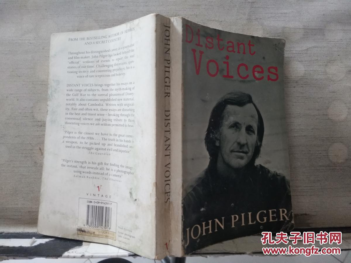约翰·皮尔格文集 John Pilger:Distant Voices 英文原版书
