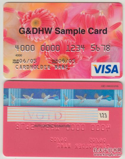 捷德visa新磁条卡