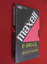 maxell  E-180G l    录像带